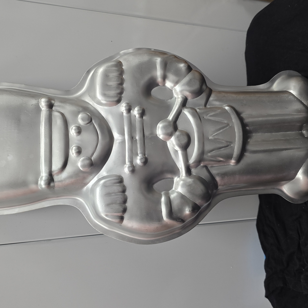 Silver Nutcracker Cake Pan